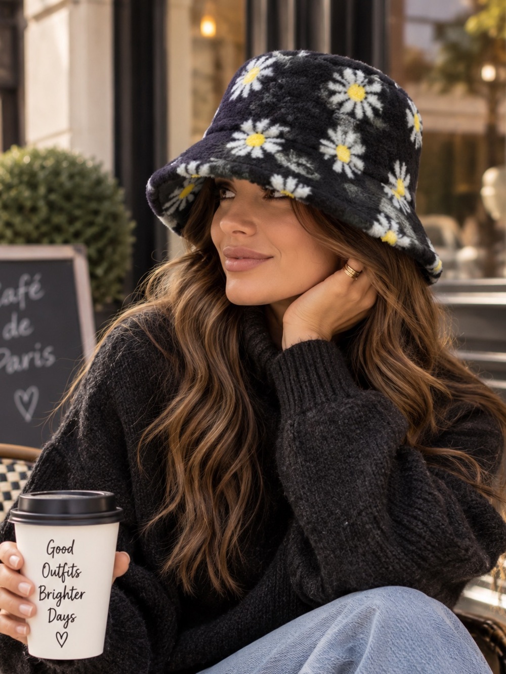 Fabulous Boho Faux Fur Fluffy Bucket Hat